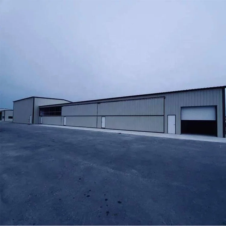 prefab production hangar use metal shed type  steel warehouse workshop
