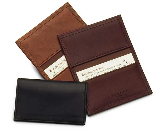 Wholesale Slim Vintage Style PU Leather Bifold Wallets for Men Laser Engraving Laserable Leatherette Waterproof Cover Closure