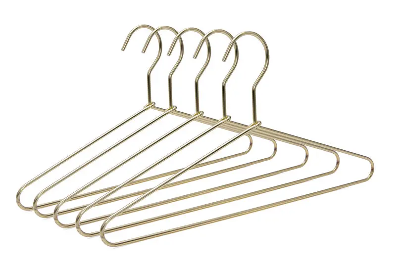 Cheap metal thick hanger with PVC coating and metal wire laundry hanger