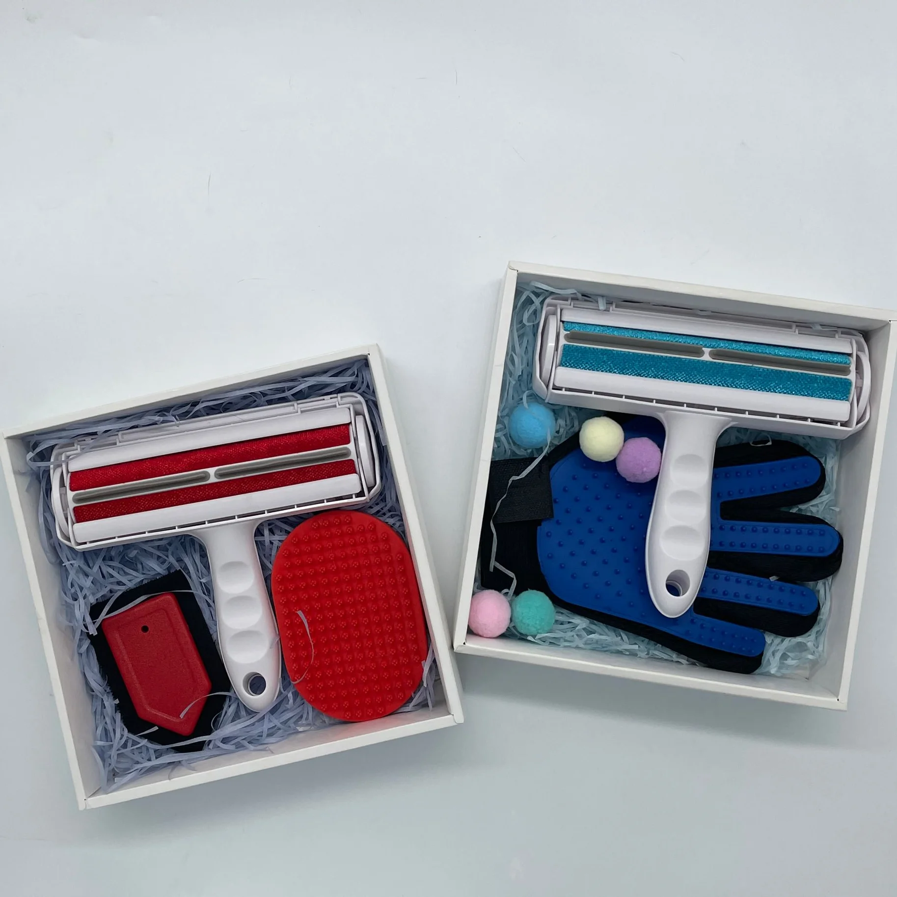  combination pack series pet hair removal roller and glove cat dog lint cleaning brush