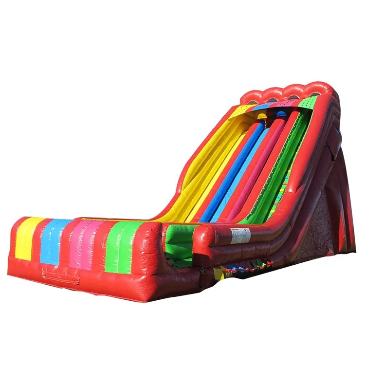 Тройной Радужный коммерческий слайдер, надувная водная горка, батут, парк, сумасшедший надувной батут, горка для детей и взрослых