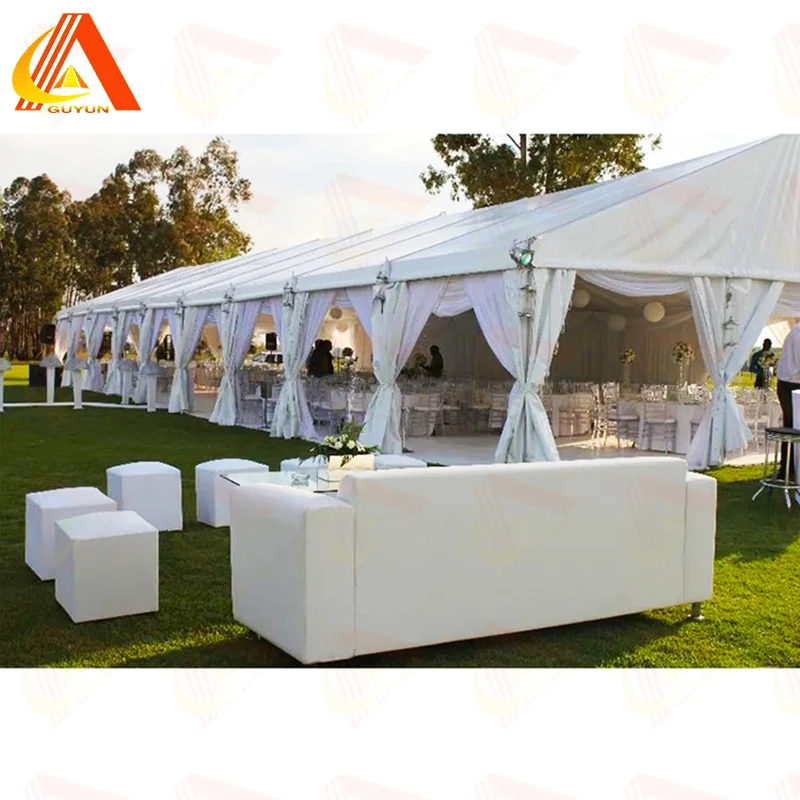 500 People China Large Transparent Marquee tent Wedding Party event Tent waterproof firm aluminum tent