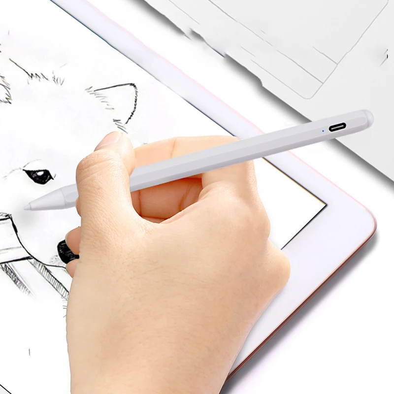Микро-usb аккумуляторная активная стилус сенсорный экран емкостная ручка