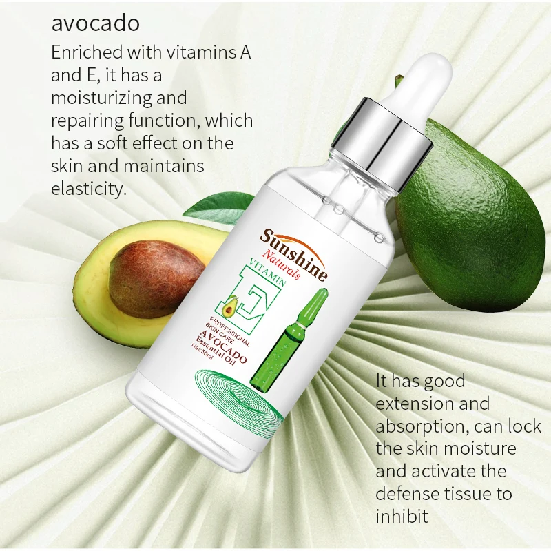 Wholesale  Whitening Face Serum Natural Organic Liquid Mineral Anti-Aging Whitening  Essential Oil Bottle