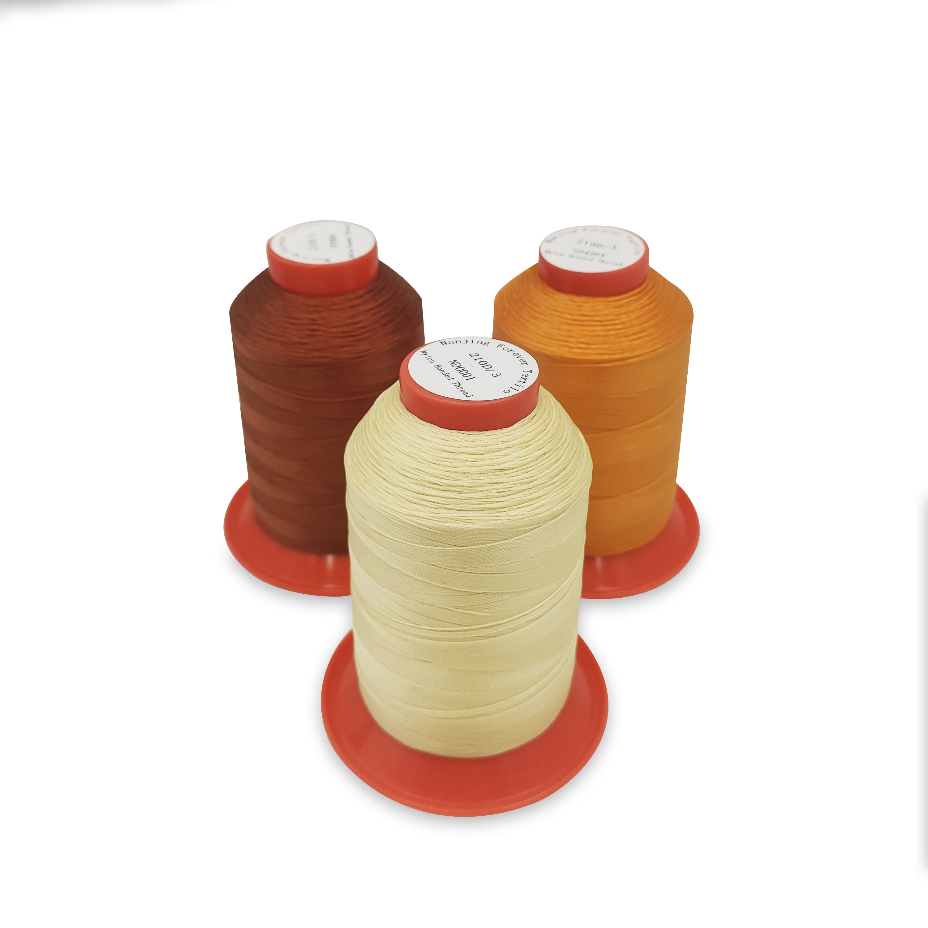 High tenacity Wholesale Premium Quality 210d3 nylon 66 bonded sewing thread