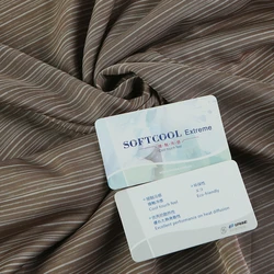 Cool and Smooth Feeling Striped China Textiles Polyester/Nylon Fabric For Pillow Cases