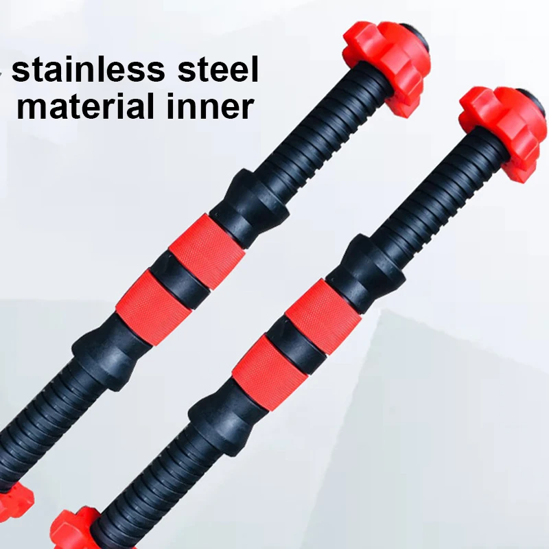 
dumbbell connecting rods 35cm 40cm 47cm 51cm adjustable dumbbell set rod with screw nut 