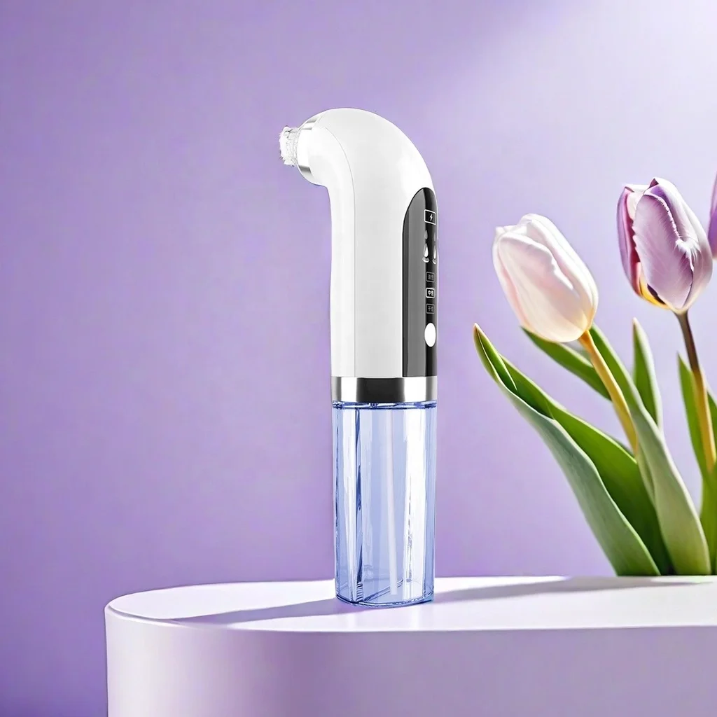 Acne Pimple Removal Small Bubble Blackhead Remover Instrument Electric Water Circle Facial Pore Cleaner