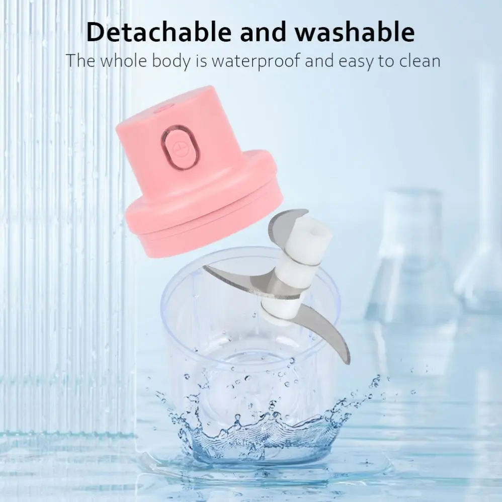 Wholesale B97-0088  Usb Wireless Electric Mini Meat Grinders Slicers Food Crusher Automatic Vegetable E Chopper Garlic Blender