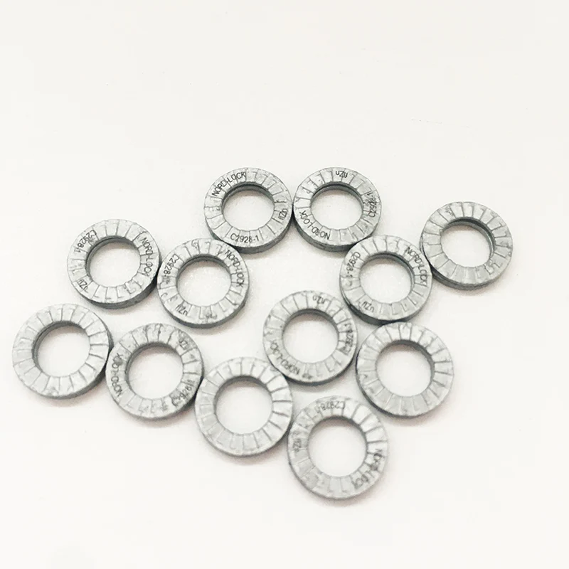 Original Nord-Lock Din25201 Self - Locking Washer Steel Steel With Zinc Flake Coating M3 Nl3 5 6 8 10 11 12 14 16 18 20 22 24Sp