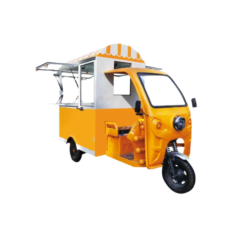 Electric Multifunctional Snack Food Cart food truck with full kitchen food bus