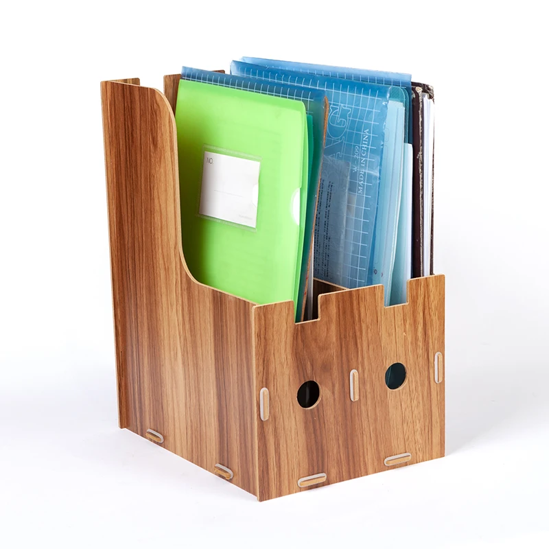 Foska high quality MDF Eco-Friendly Bamboo office Charging Station Rack & Docking Organizer for Multiple Devices