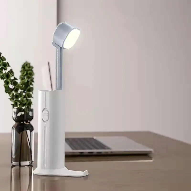 Hot Selling Portable Reading Lamp Folding Rechargeable LED Table Lamp 1200mAh Flashlight Power Bank