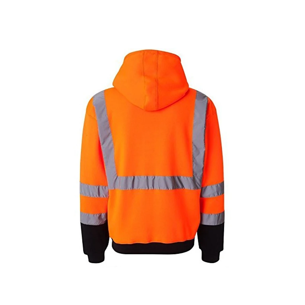 Светоотражающая Защитная футболка с капюшоном