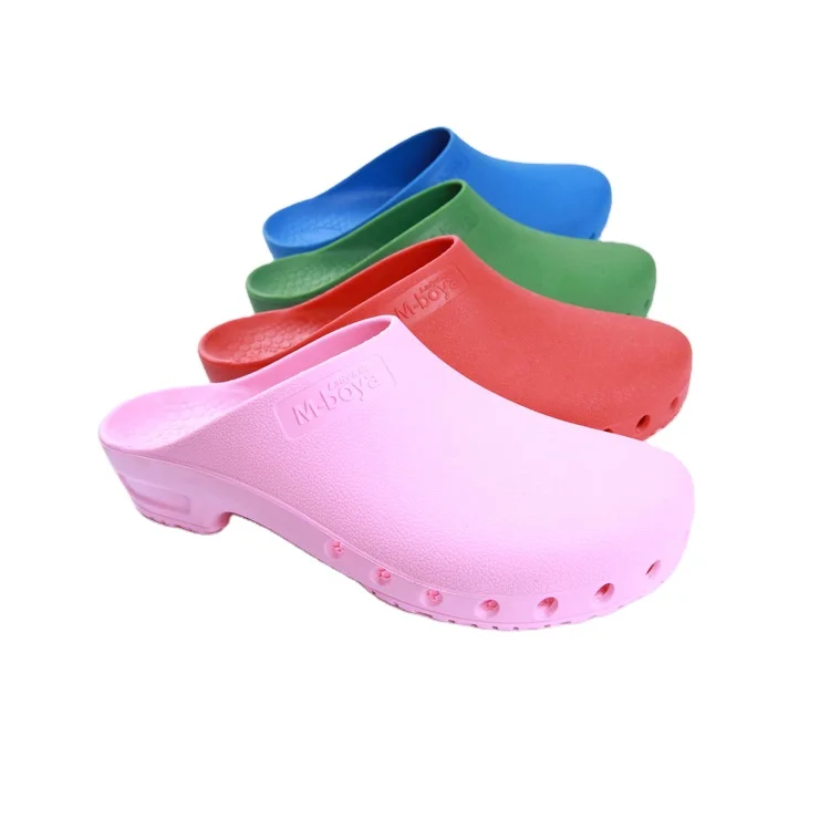 Rubber Outsole Waterproof Autoclavable Doctor Clogs Medical Operating Room Surgical Shoes