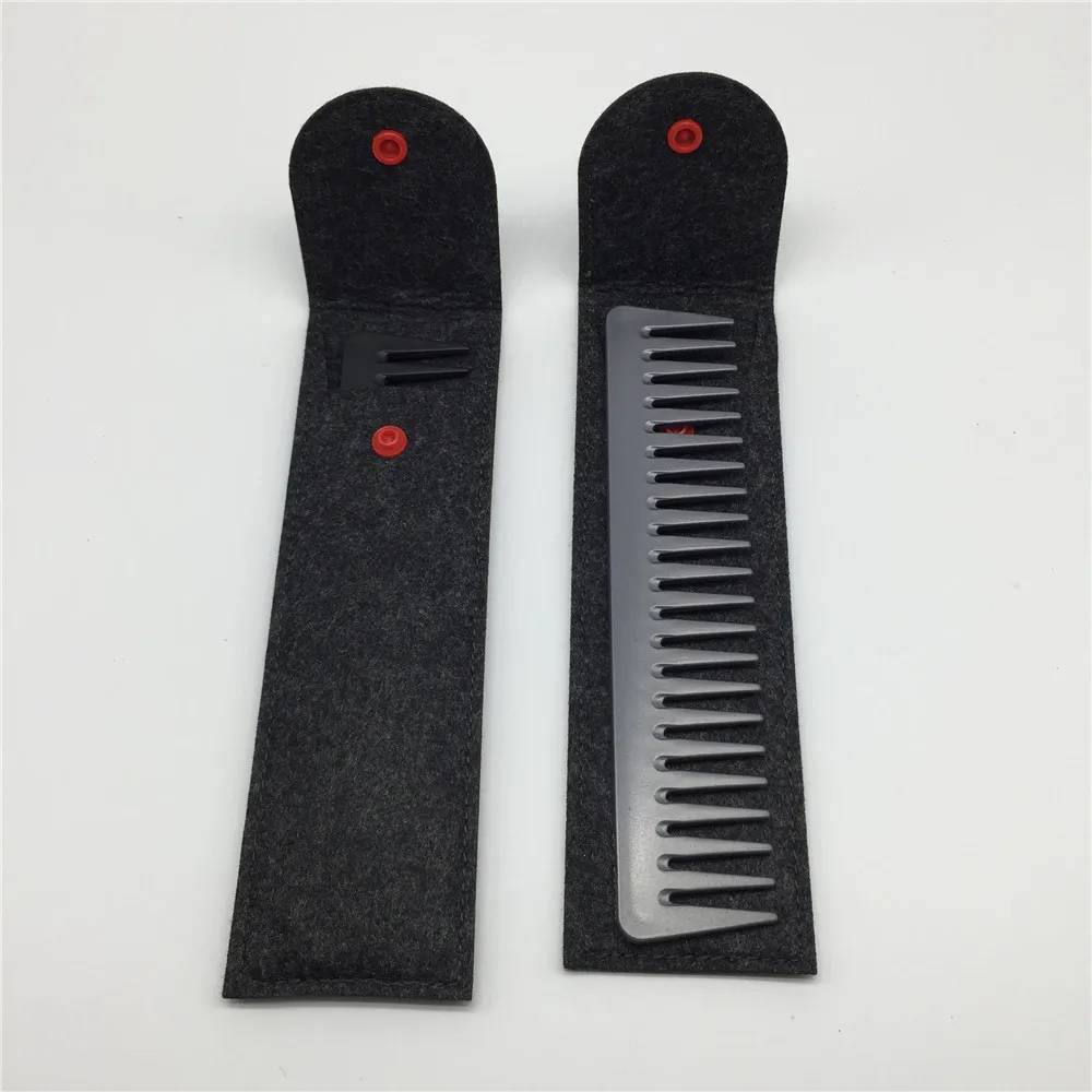 
hign quality cutting comb hair carbon material anti static big wide tooth 