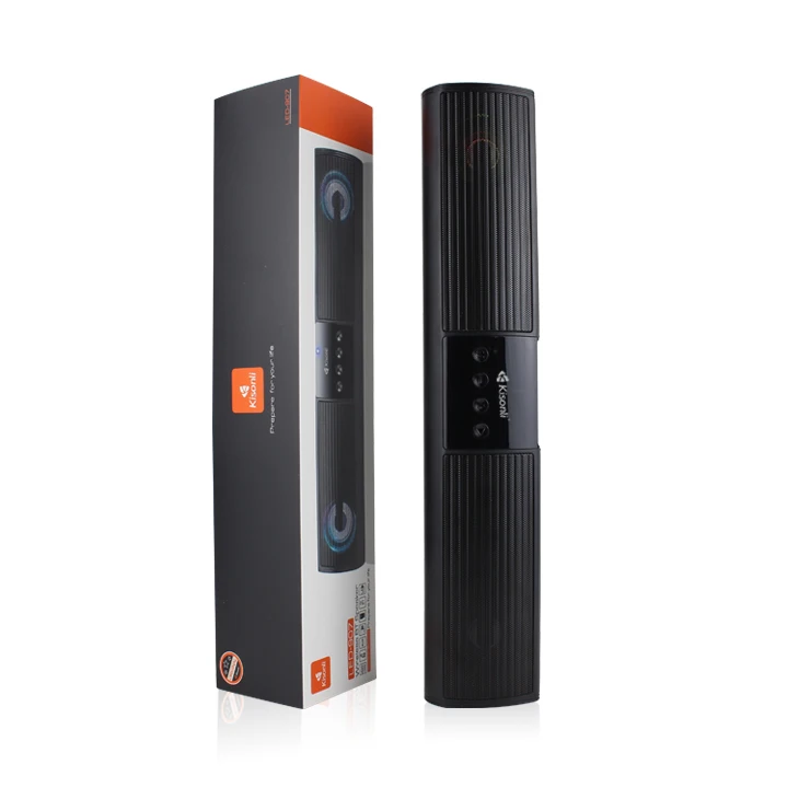 Kisonli LED-907 dj speaker set system bike speaker and light with blue tooth portable speaker