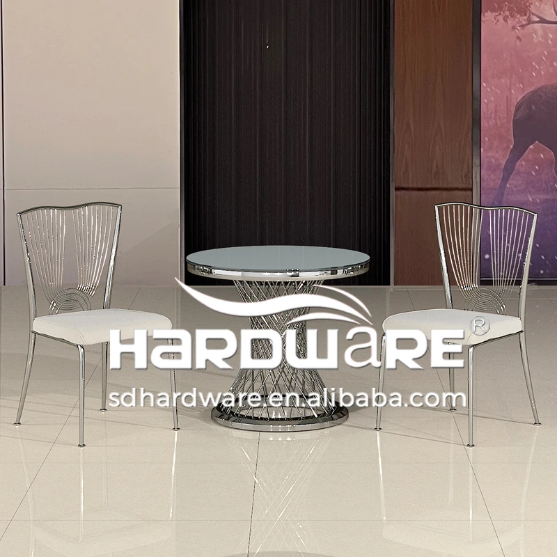 Круглый стеклянный журнальный столик для гостиной