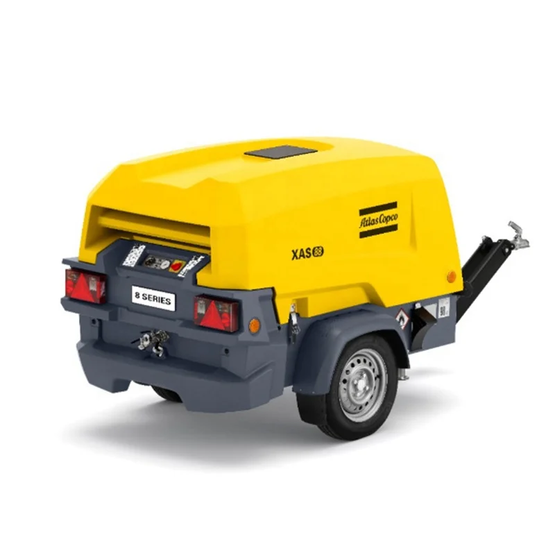 Atlas Copco XAS88 7 бар воздушный компрессор для строительства