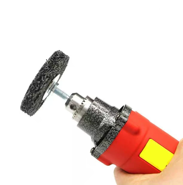 black purple blue Ceramic Zirconia metal silicon carbide clean strip disc  6mm shaft for rust removal abrasive grinding wheel