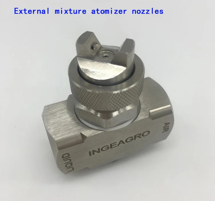 stainless steel external mixture misting nozzle,micron misting nozzles,fog mist nozzle