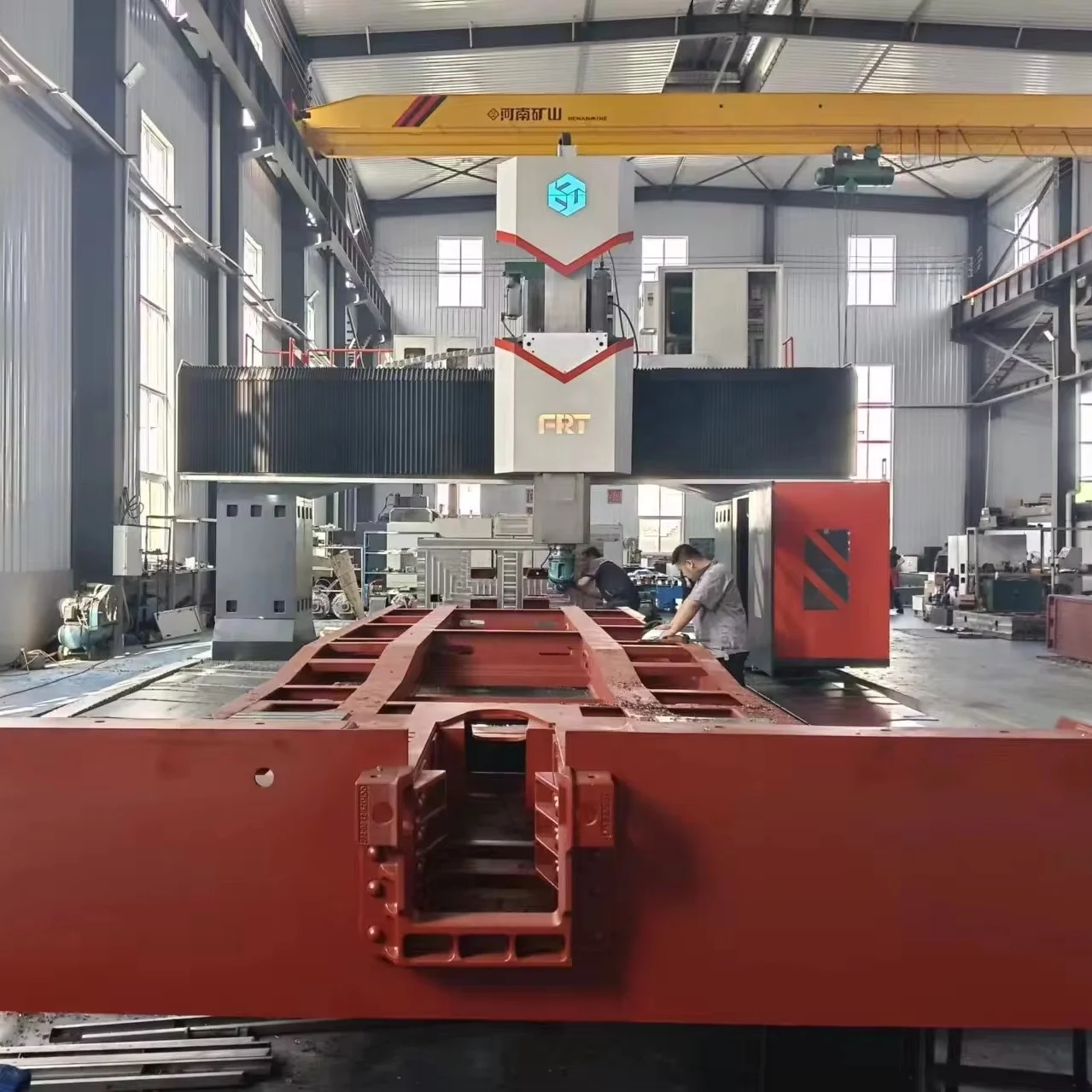 High quality alloy steel heavy equipment Welding Parts Fabrication Precision railway trolley machine frame