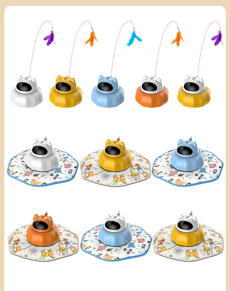 OEM/ODM Cat Teaser Automatic Infrared Laser Cat Teaser Intelligent Interactive Stick Pet Cat Laser Toy Pet Products