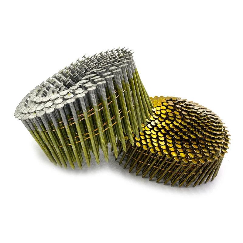 China manufacturer Coil Nails high quality 304 stainless galvanized paint coated wooden pallets