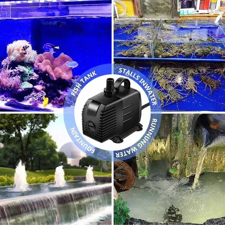 Professional manufacturer pond pump 4500L/H 100W  for aquarium fish tank