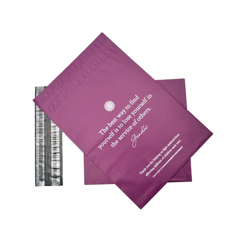 Wholesale recycle plastic bags for clothing envelope personalized logo plastic bag envelopes poly