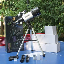 Professional Astronomical Telescope 70MM Eyepiece 150Times Zoom High-Power Night Vision Deep Space Star View Universe Telescope