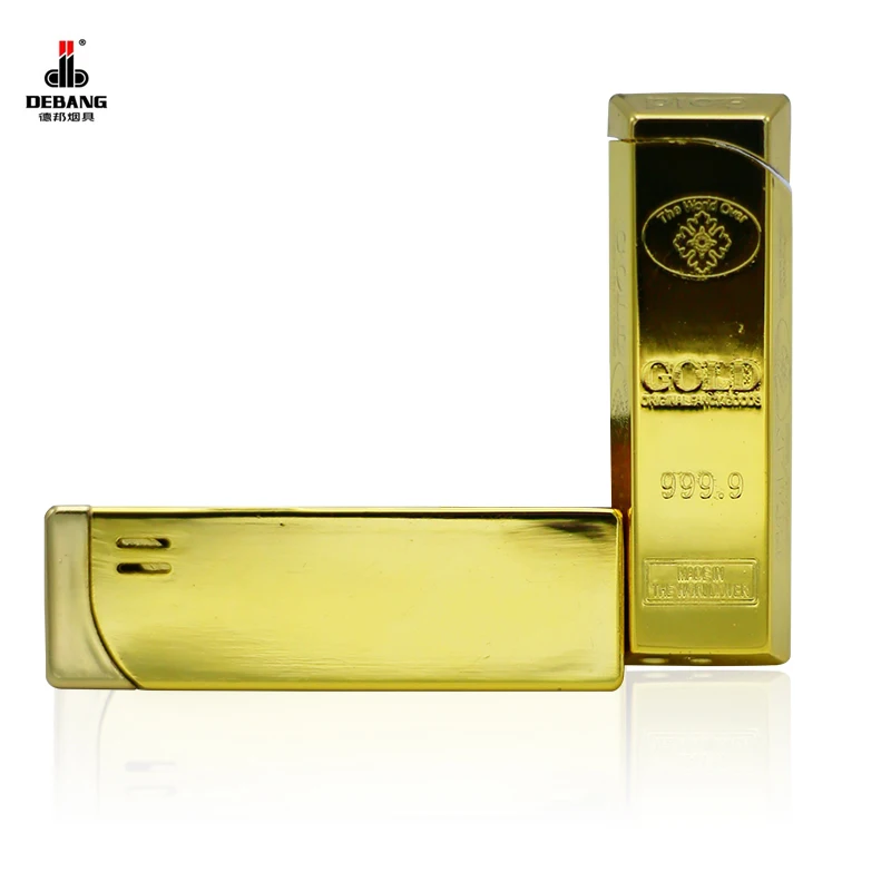 DEBANG Gold Bar Зажигалка металлическая модная зажигалка