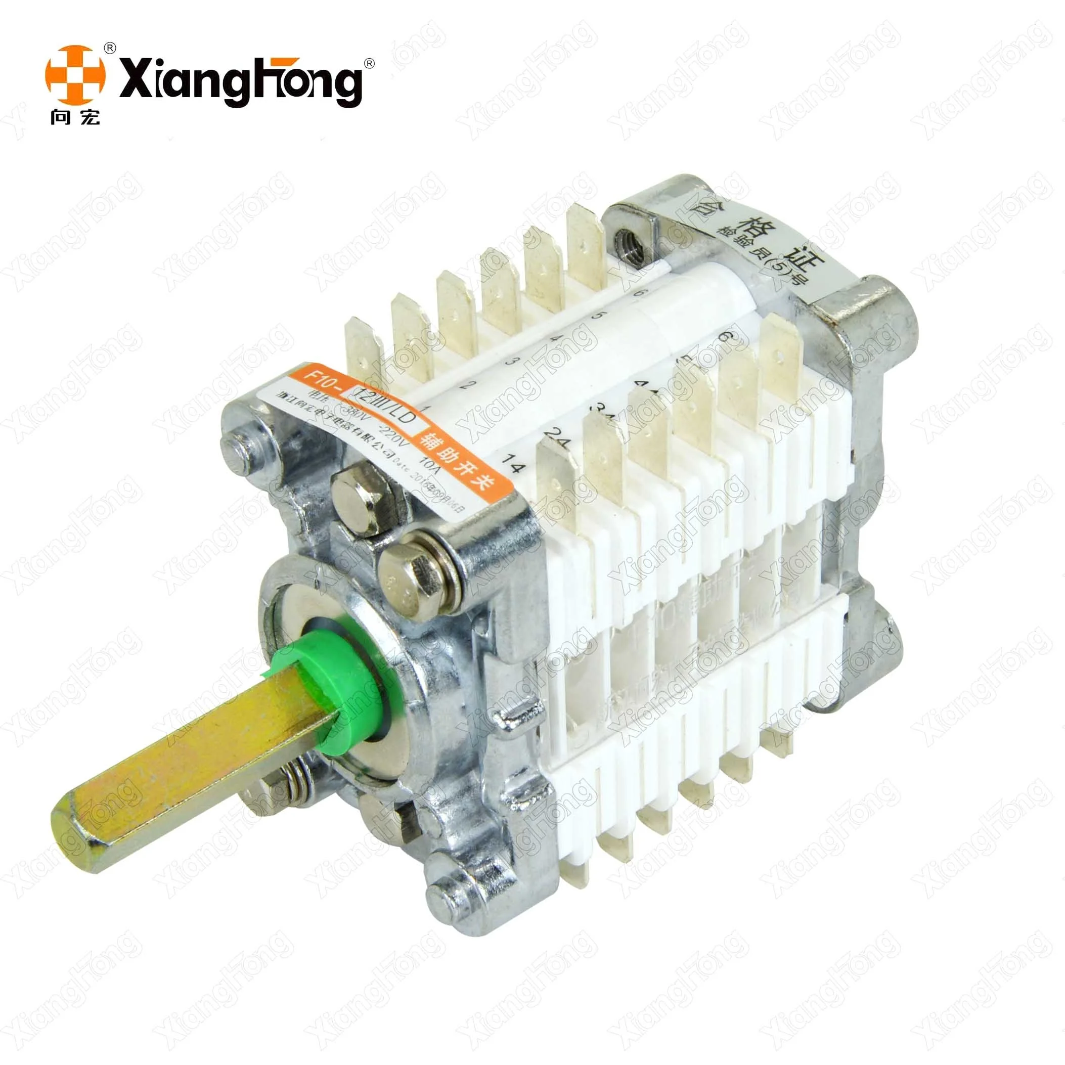 Xianghong F10-12 6NO6NC 6layer auxiliary switch and Control Switch for vs1 vcb and sf6 vacuum circuit breaker