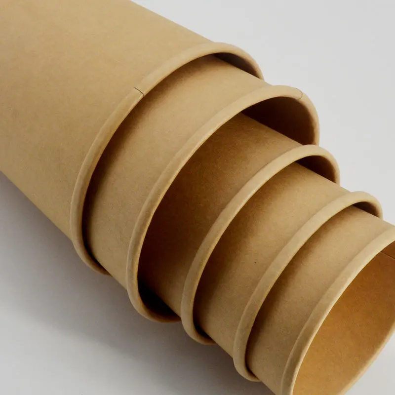 ODM/OEM Embalagem Round White Biodegradable Food Grade Take Away Salad Fast kraft Edible Packaging Manufacturer Suppliers