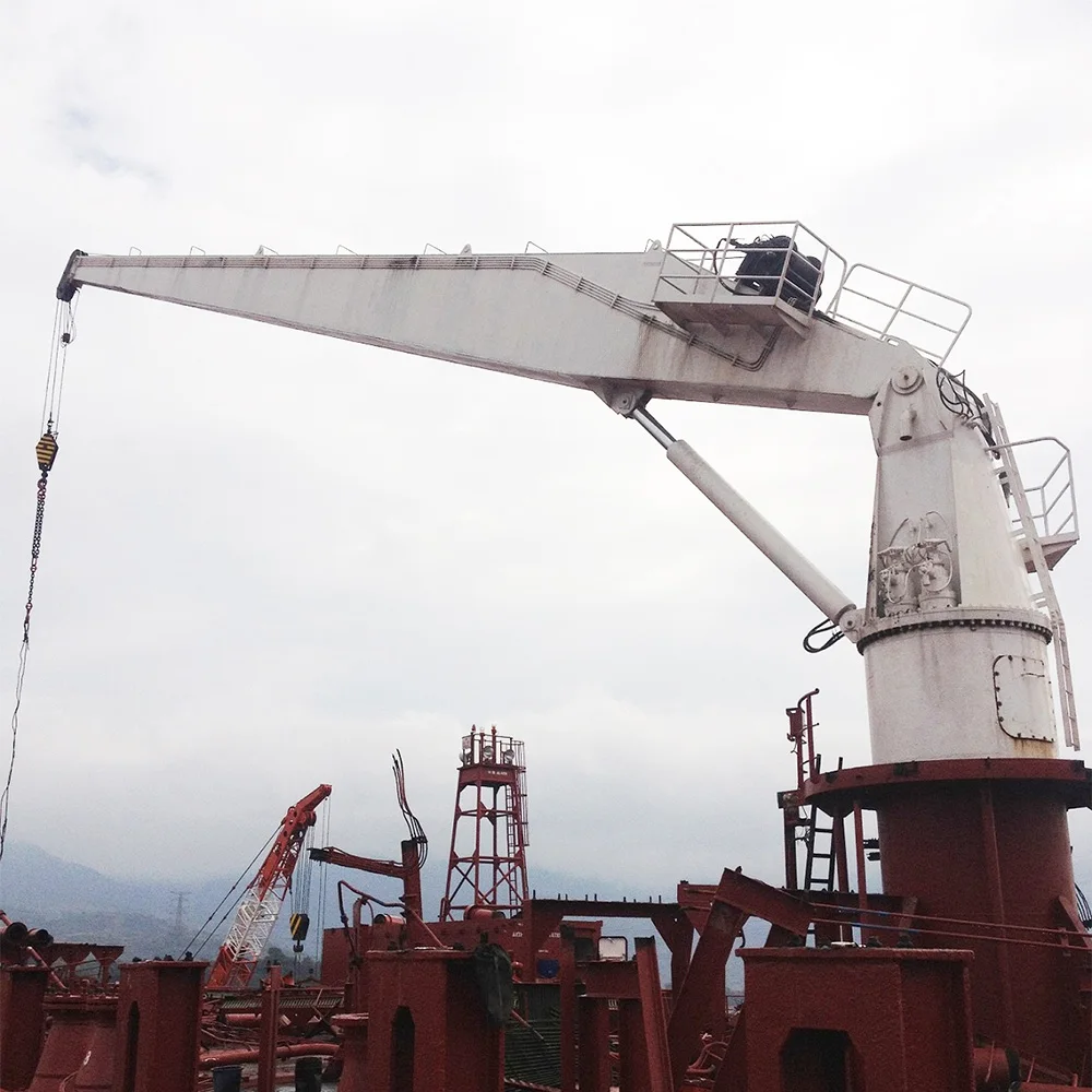 Professional design carry deck industrial crane 5ton deck crane