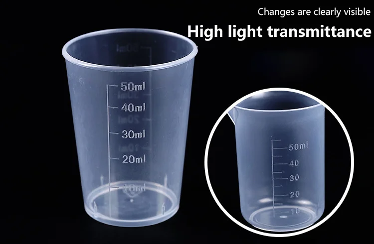 Wholesale China Factory Plastic Measuring Cup With Scale Medicine Cup Laboratory Tool 200ml