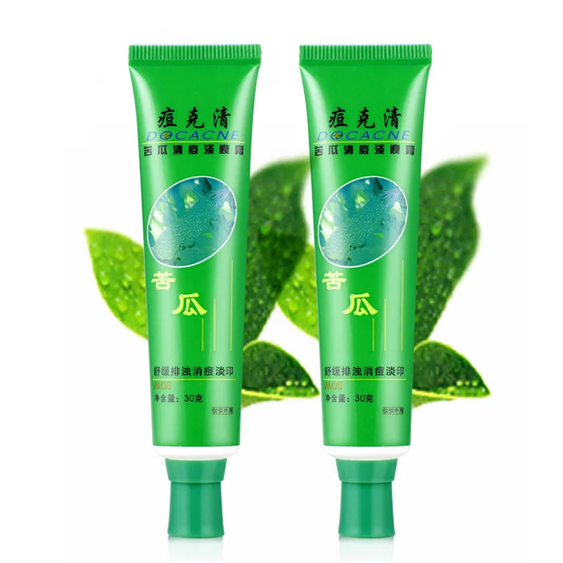 
Private Label Skin Care Bitter Gourd Clearing Cream 30g Face Cream Dull Acne Cream 