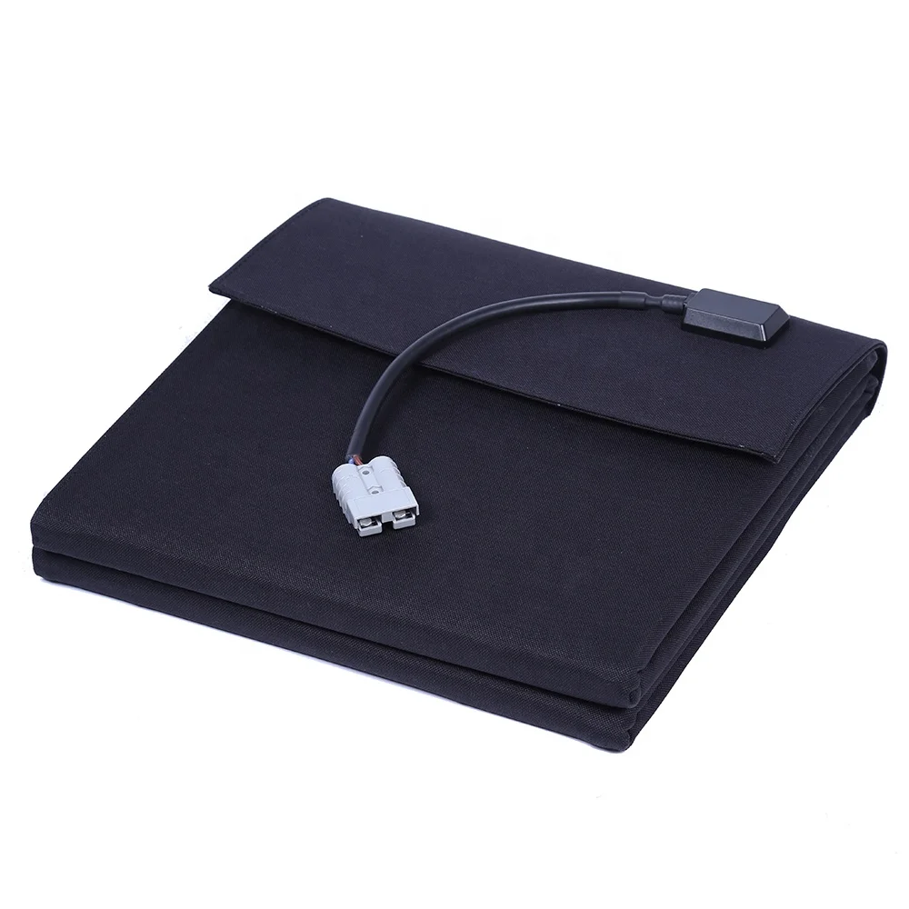 Folding Solar Panel Kit 12V 120W Portable Emergency Power Bank Charging Outdoor Foldable Monocrystalline Solar Cell Phone