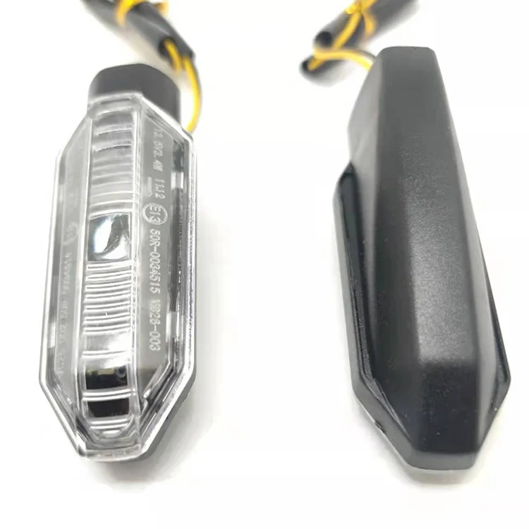 2 Pcs Universal Motorcycle LED Turn Signal Light Indicators Amber Blinker Light Flashers Lighting Motorcycle Accessories