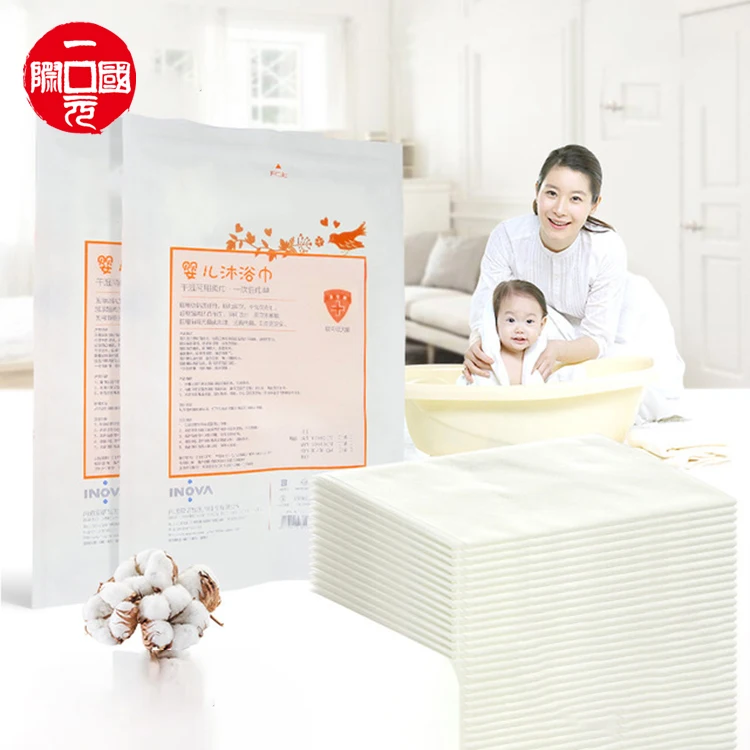 
Swimming pool spa bathing baby 60*100 non-woven disposable bath towel 