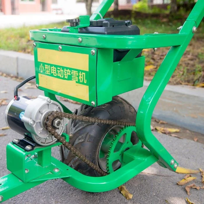 Electric snow shovel Road dust scraper stacker Grain drying collection shovel Cement piling shovel Hand push electric snow