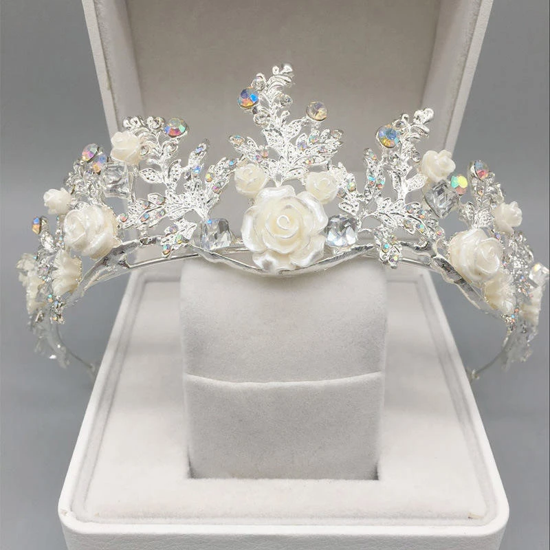 Корона из корейских цветов 14 см