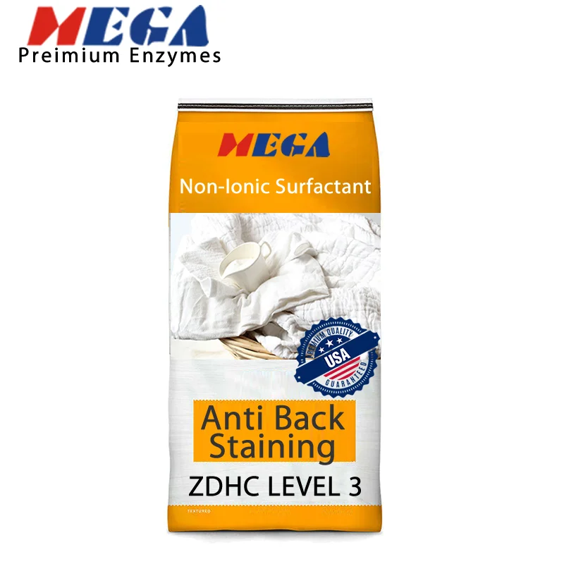 Anti Back Stain Mega P560K Anti Rediposition Anti Elasticity Loss Non Ionic Surfactant Concentrate Product