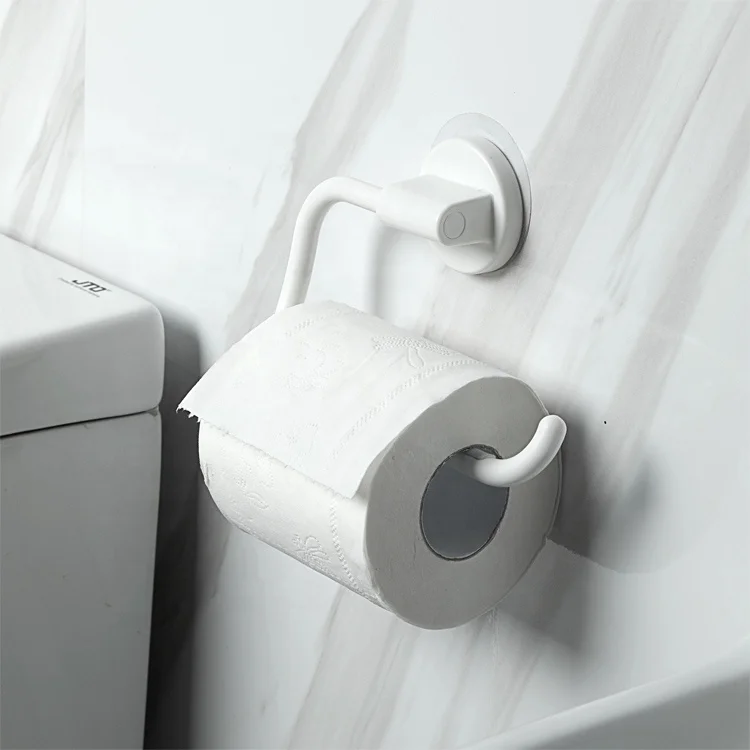 Storage Organizer Plastic Tissue Holder Self Adhesive Wall Mounted Hook Towel Rack Bathroom Toilet Accessories Paper Holder