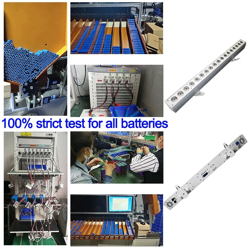 Grace 18*18w 6in1 Wireless Battery Wall Wash RgbwaUv LED Wall Washer