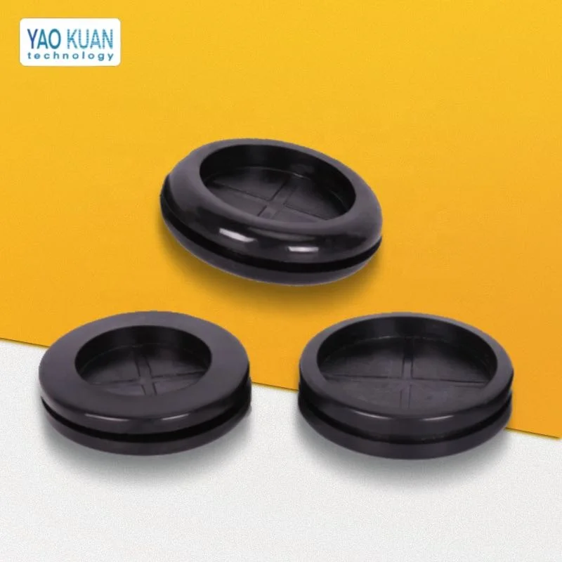 Customized high-quality rubber wire grommet oval rubber ferrule closed rubber sealing ring