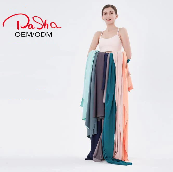 Ткань для йоги из пашасуншика фитнеса трикотажная эластичная ткань 80% нейлон 20% эластан в тренажерном