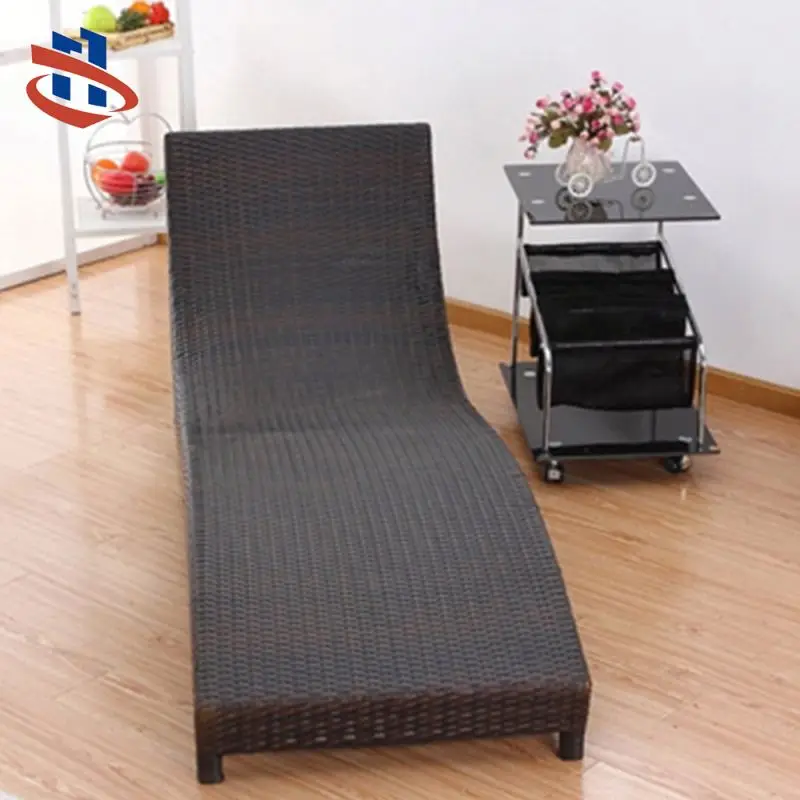Sunbed Outdoor Furniture Poolside Sun Lounger Modern Outdoor Furniture Chair Bed Manufacturer Customized Rattan Wicker Beach