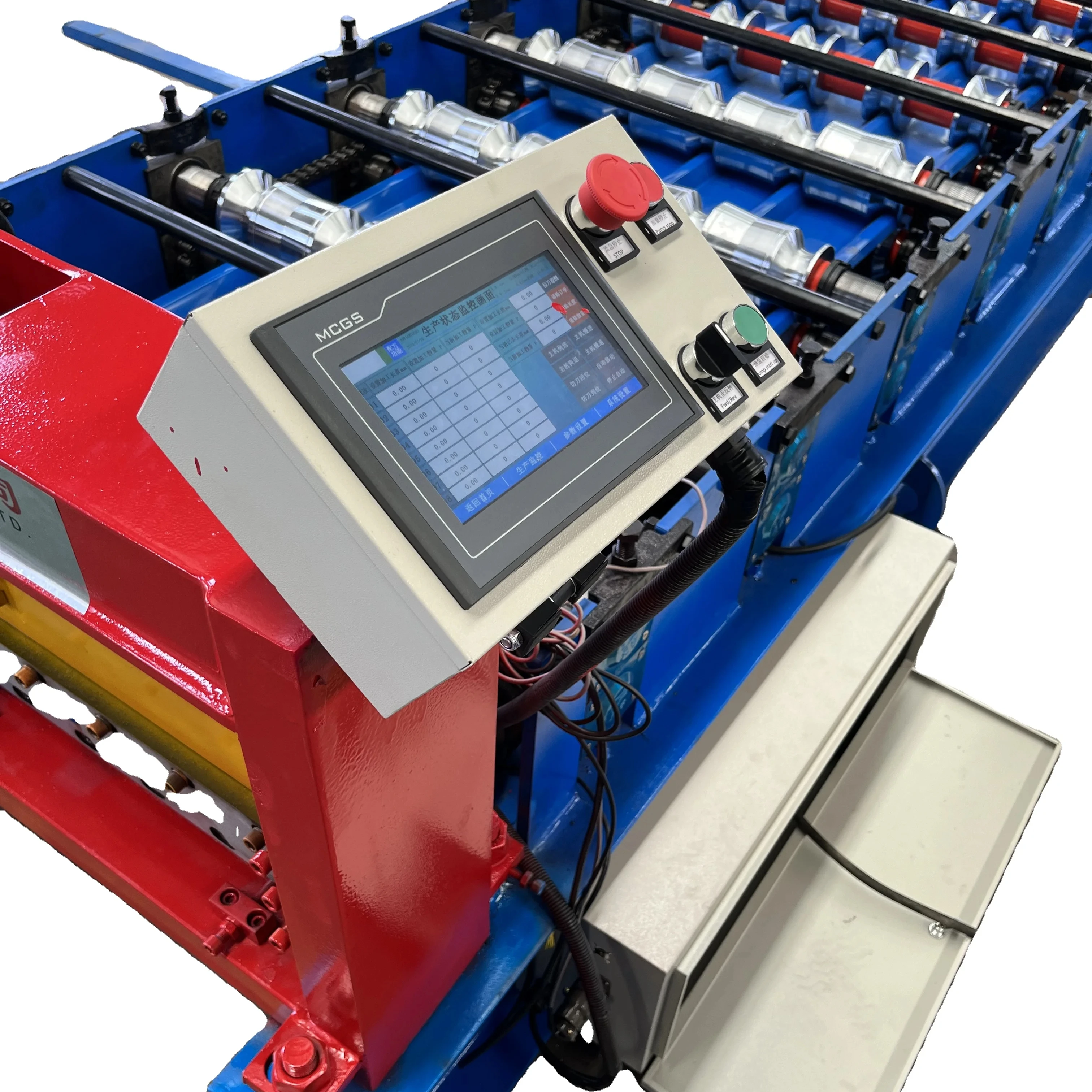 PPGI trapezoidal metal ibr roof sheet machine Roofing Corrugated Panel Cold Roll Forming Machine