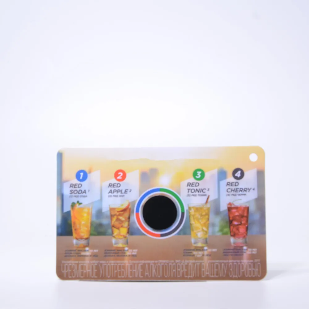 Customized Promotion Gife 0.76mm PVC Card Stress Mood Test Card